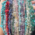 80cm Irregular Chip Stone Beads Natural Gemstone Howlite Jasper Jade Agate Citrine Amethyst Chips