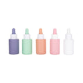 Custom Color 15ml 20ml 30ml 50ml 60ml 100ml Essential Oil Serum Flat Shoulder Frosted clear  Glass Dropper Bottle with Pipette