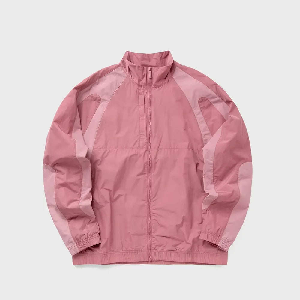 Wholesale Unisex Nylon Zip up Tracksuit Customizable Streetwear Windbreaker Jacket Adults Breathable Lightweight Spring Season
