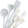 Silicone Spatula Set of 7 for Cooking Baking and Mixing With New Candy Color for Cooking Silicone Baking Utensil Spatula