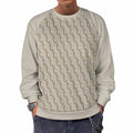Print on Demand Custom Men Round Neck Sweater Drop Shipping Men's Soulder Crew-Neck Hoodie