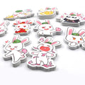 Customized Printing  Adhesive Holographic Cute Vinyl Sticker Sheet