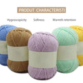 5 Strand Multi Color Cotton Manufacturer Yarn Crochet Knitt Chenille Embroidery Macrame Milk Cotton Yarn Blended Acrylic Yarn