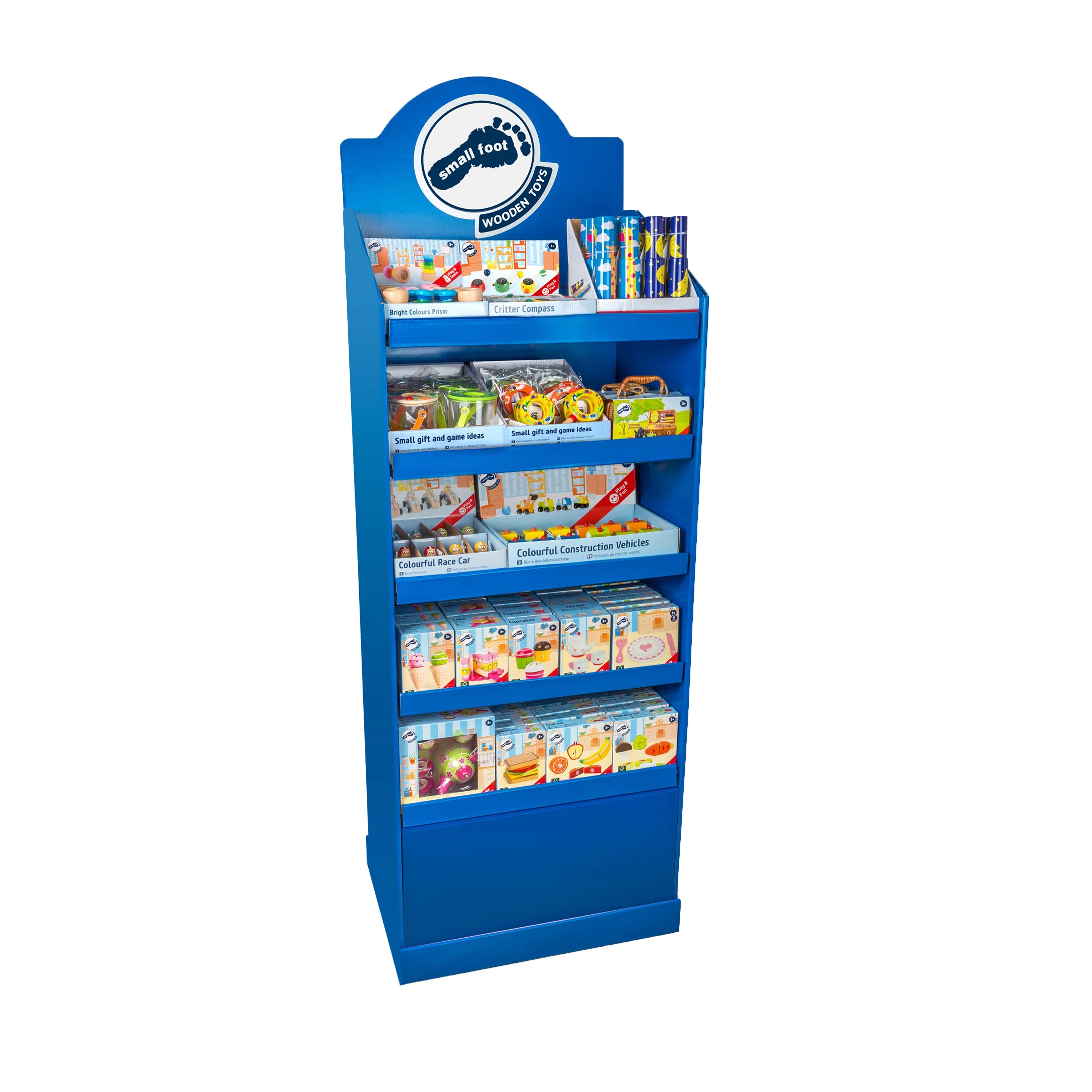 Hot Sale Custom Designed Pop-Up Display Rack for Coffee Beans Chocolate Snacks Cardboard Displays