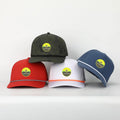 New Fashion Custom Mesh Patch Logo 5 Panel Waterproof Polyester Sport Formal Golf Hat Laser Cut Perforated Dad Gorras Rope