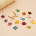 Go2boho Y2K Beaded Necklaces Jewelry for Women 2023 New in Handmade Necklace Miyuki Heart Cross Pendant Gold Chain Adjustable