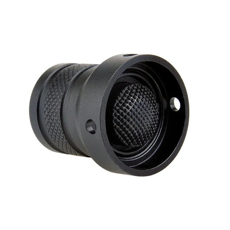 WADSN Tactical Aluminum Flashlight with Tailcap Switch Black 20g Model WNE04041