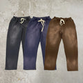 Salati Custom Wholesale 500 Gsm Blank Sun Faded Oversized Acid Wash Jogger Stacked Trouser Baggy Fleece Pants Flared Sweatpants