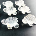 Hot Sell Crystal Healing Stones clear Quartz Turtle Natural Craving for Decoration