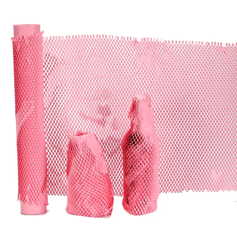 Wholesale Biodegradable Eco-Friendly Shockproof Wrapping Paper Honeycomb Kraft Cushion Paper Custom Color Size