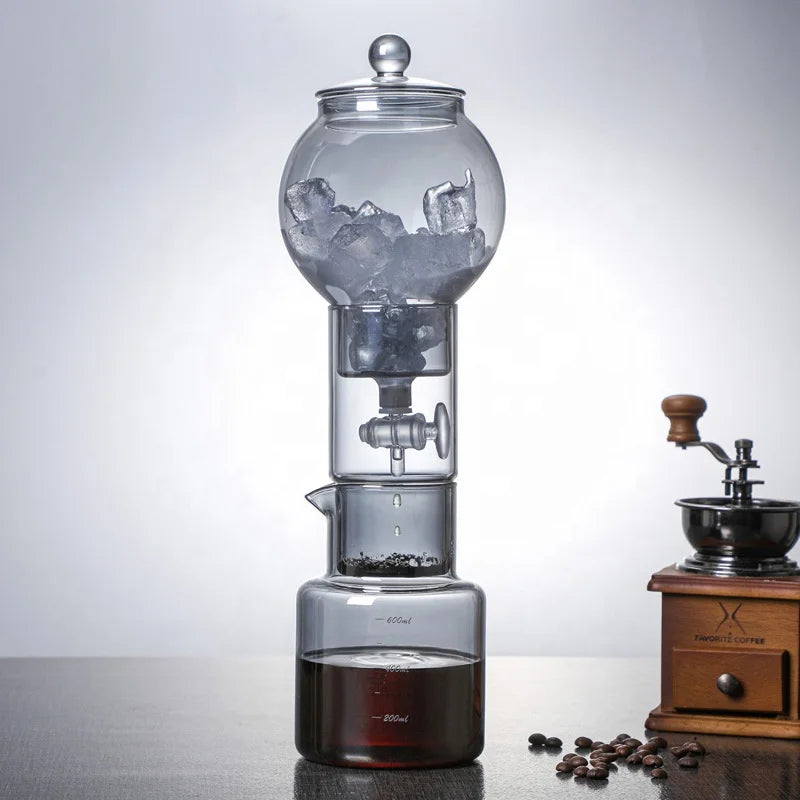 Slow Drip Coffee Brewer 600ml Clear