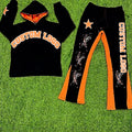 JK1 Heavy Weight Cotton Fleece Drop Shoulder Oversize Baggy Hoodie and Sweatpants Tracksuit for Men
