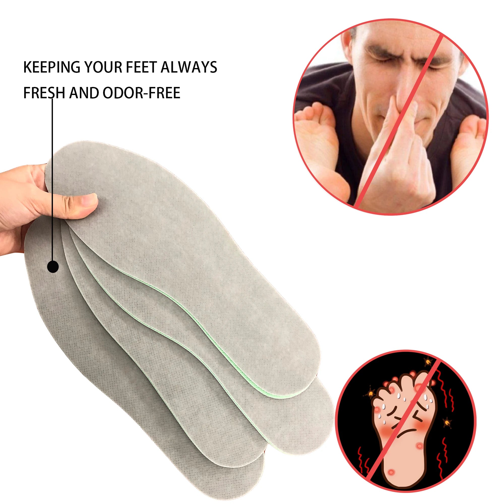 Disposable Scented Insoles  Deodorant Scent Insole Scented Shoe Insoles