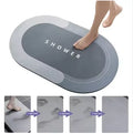 Quick-Drying Modern Style Super Absorbent Non-Slip Diatom Mud Bath Mat Kitchen and Bathroom Floor Rug for Home Use