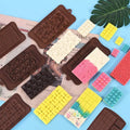 Non-Stick & Food Grade Silicone Chocolate Molds Silicone for Jelly Candies Truffles Bath Melts & Candles