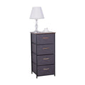 Modern 5 Tier Drawer Cloth Fabric Dresser Storage Cabinet Multipurpose Living Room Floor Stand for Home Use