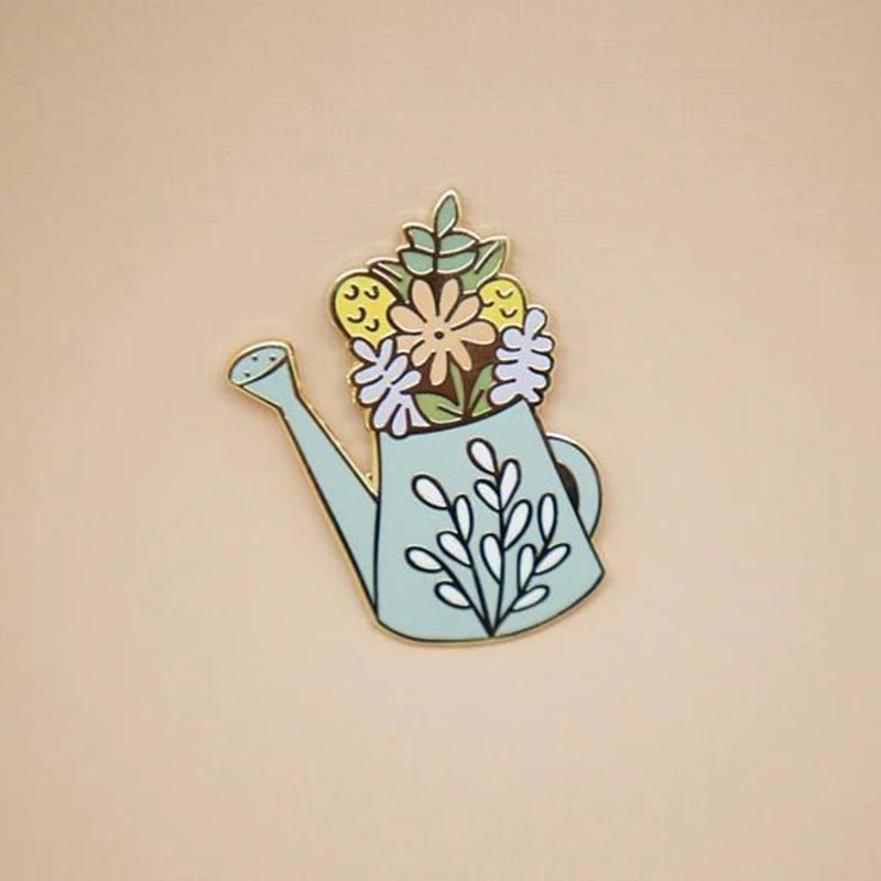 Lapel Pin Metal Badge Manufacture Rose Gold Glitter Anime Soft Hard Pin Custom Enamel Pin Customised Wedding Favors