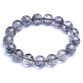 Natural Energy Spar Hair Crystal for Bracelet Dense Transparent Black Hair Strand for Anniversary Occasions