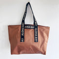 Extra Large Waterproof Nylon Womens Tote Bag Custom Printed Handles Long Champ Beach Bag With Custom Logo Reusable