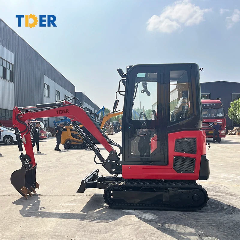 2025 TDER Mini Excavator Prices Mini Excavator 2 Ton Japan Mini Excavator in Garden or Farm