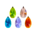 38mm Teardrop Crystal Glass Chandelier Prisms DIY Jewelry Ornament Lighting Lamp Pendant GOLDENHAITAI 7130