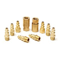 Custom Cnc Turned Brass Pipe End Connector CNC Machining Brass Pipe Tube Fitting Brass Fitting Connector