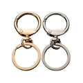 Wholesale Keychain Ring Spring Keychain in Bulk Metal Key Chains Accessories Stainless Steel Keychain Ring Polished DIY Keyrings