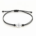 Wholesale Adjustable Handmade Wax Rope Knot Compass Graduation Season Friendship Bracelet for Gifts