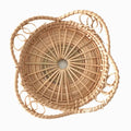 Rattan Coasters Bowl Pad Handmade Placemats Natural Round Woven Placemat