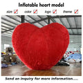 Customized Inflatable Heart Model Romantic Valentine's Day Advertising Decoration Giant Heart Balloon for Wedding Event Party