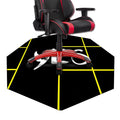 Tigerwings Factory Sell Square Round Barber or Gaming or Office Chair Mat for Carpet for Tifany Chair