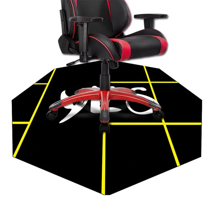 Tigerwings Factory Sell Square Round Barber or Gaming or Office Chair Mat for Carpet for Tifany Chair