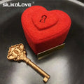 SILIKOLOVE 8 Holes Heart Lock Silicone Molds Cake Decorating Molds for Baking Fondant Baking Tools With Key Mold Set