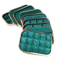 Factory Wholesale Ring Earrings Metal Jewelry Display Tray Custom logo Jewelry Organizer Tray Velvet Jewelry Display