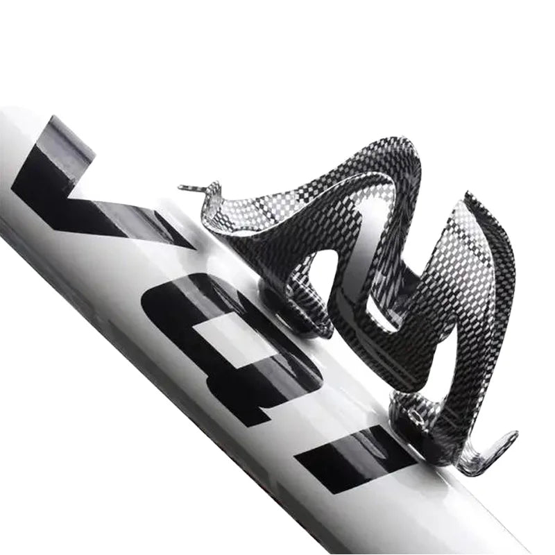 RTS Plastic Bicycle Water Bottle Holder Hot Sale Bike Carbon Fiber Texture Bottle Cage Bike Kettle Stand