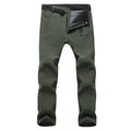 Hiking Pants Men Autumn Casual Warm Fleece Softshell -Tex Outdoor Sports Camping Fishing Skiing Trekking Windproof