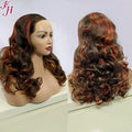FH 18 Inch P4/350 Blonde Highlight Body Wave Wig Brazilian Virgin Hair Transparent 13x4 Human Hair Lace Frontal Wigs