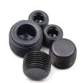 PT NPT 1/4" 3/8" 1/2" 3/4" 1'' DIN906 Metric Steel Hex Socket Tapered Pipe Fitting Plug Screw for Oil Pipe HXL Brand Model