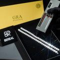 Wholesale Fine Jewelry 5mm Ice Out VVS Moissanite Diamond Tennis Chain Necklace Customized