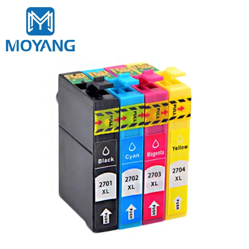 MoYang Compatible for EPSON T2701-4 Ink Cartridge WorkForce Pro WF-3620DWF/7110DTW/7610DWF WF-7620DTWF Printer Cartridges T2701