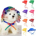 Pet Dog Sunhat Sports Hat Dog Sun Caps  Sunbonnet Lace-up Thin Section Dog Headwear Pet  Summer Hat Multicolored