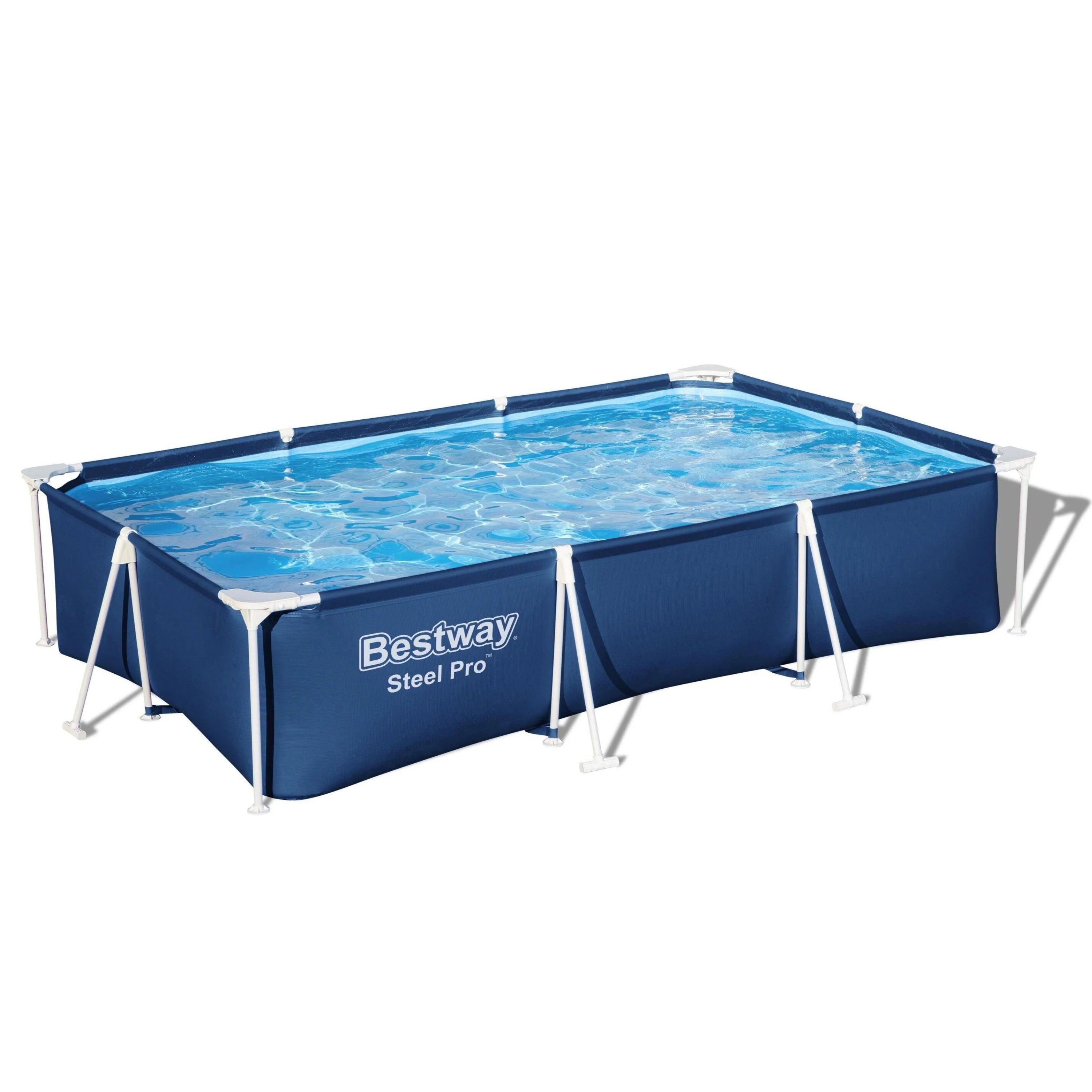 Bestway 56404 3mx2.01mx66cm Rectangular Metral Frame Swimming Pool Outdoor