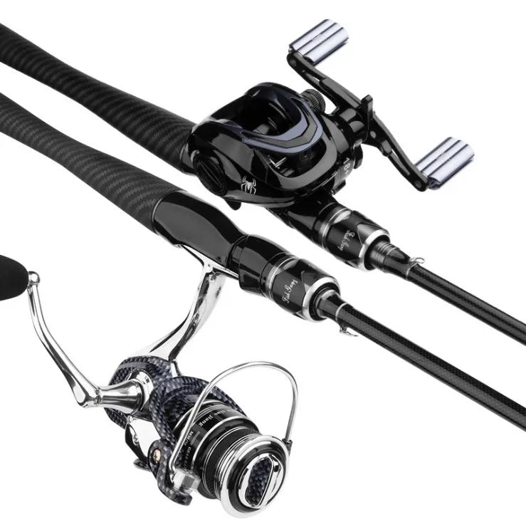 SNEDA Wholesale Cross Carbon Fiber 1.8M 2.1M 2.4M 2.7M Fishing Rod for Freshwater Travel Rod Fishing