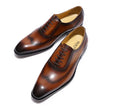 Luxury Formal Shoes Genuine Leather Brown Black Business Wedding Party Dress Shoes for Man MegaBDM