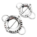 Set of 2 Stainless Steel Dumpling Molds Metal Pastry Tool for Making Dumplings