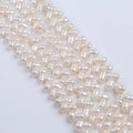 Wholesale Freshwater 6-7mm Top Hole White Pink Purple 8-9mm Rice Pearls Strands