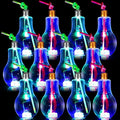 LED Water Bottles Colored Lights Luminous Cup Bottle clear Lamp Cups Bulb Plastic Drinking Cup
