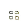 Stock Supply 8mm 4 Colors Small Metal D Ring Buckle for Bags