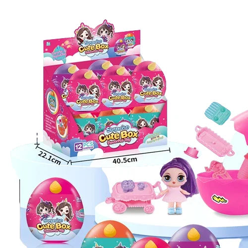 Factory OEM Blind Box Cute More Designs Surprise Unicorn Egg Blind Box Toys for Girls Girl Birthday Surprise Random Trendy Toy