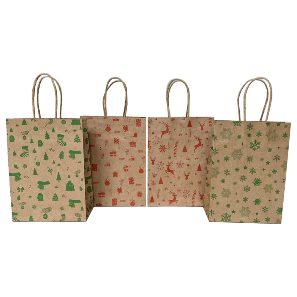 Low Price Paper Bag Small Color Gift Natural Kraft Logo Christmas Gift Paper Packaging Jewelry Fancy Shopping Bags Manufacturer